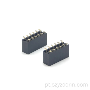 Conector fêmea SMT 12P do cabeçalho do passo de 2.0mm